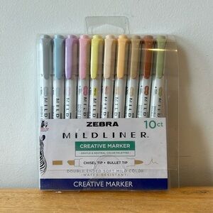 Mildliner markers 10 count